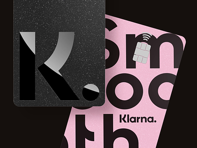Klarna Card Landing Page 3d banking branding card klarna landing motion graphics page shopping smoooth typography ui website