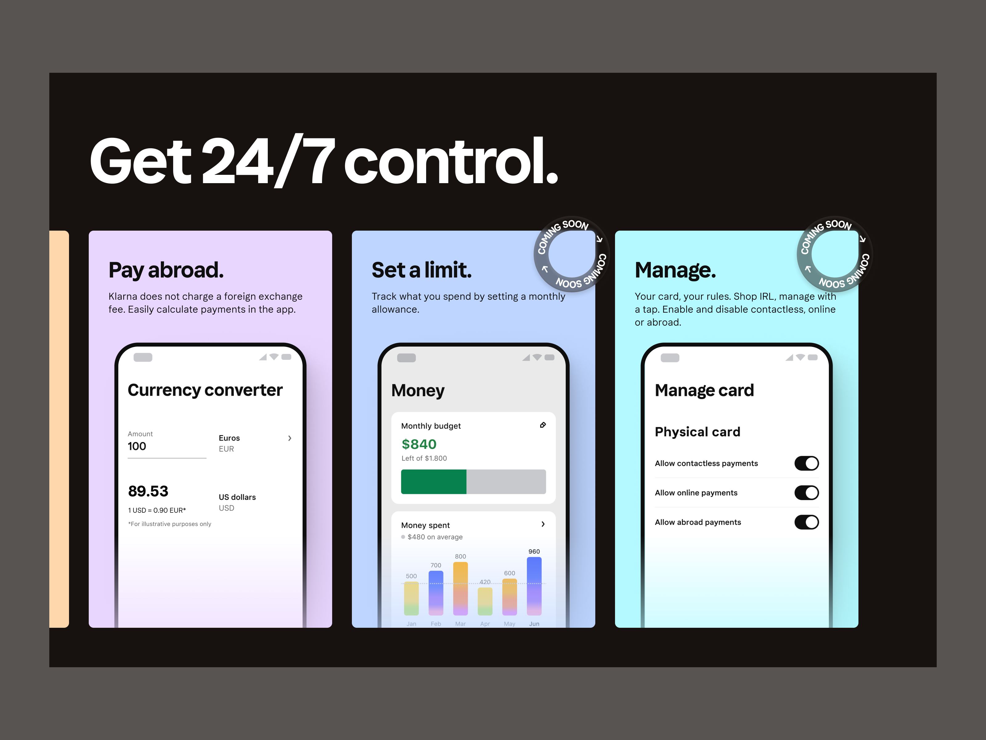 Klarna Card Landing Page by Hüseyin Gayiran for Klarna on Dribbble