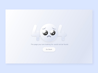 404 not found 404 404 error 404 error page 404 page dailyui dailyuichallenge design emoji emotional design figma figmadesign minimal ui