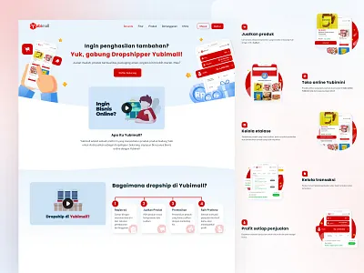 Dropshipping Platform Landing Page design dropshipping dropshipping store landing page landingpage online shop online store ui ux website