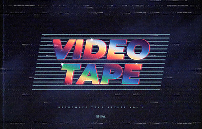 80s Retro Text Effects vol.2 1980s 3d 80`s 80s effect effects label logo mockup neon new photoshop retro retrowave style styles synth synthwave text wave