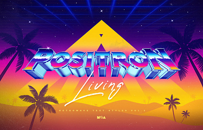 80s Retro Text Effects vol.2 1980s 3d 80`s 80s effect effects label logo mockup neon new photoshop retro retrowave style styles synth synthwave text wave