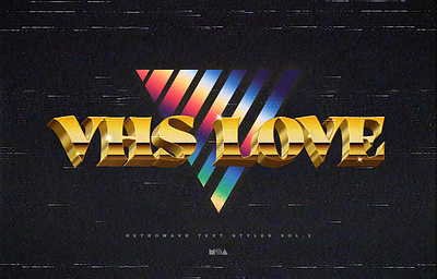 80s Retro Text Effects vol.2 1980s 3d 80`s 80s effect effects label logo mockup neon new photoshop retro retrowave style styles synth synthwave text wave