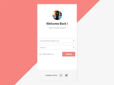Mobile App Sign In UI Design mobile ui ui uiux ux