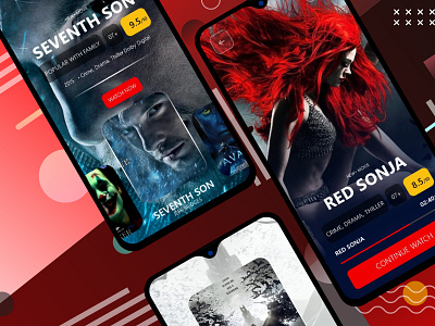 Design For Movies App movies app netflix netflix design ui ux web