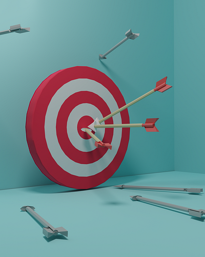 3D Archery 3d art 3d artist 3d concept 3d illustration blender