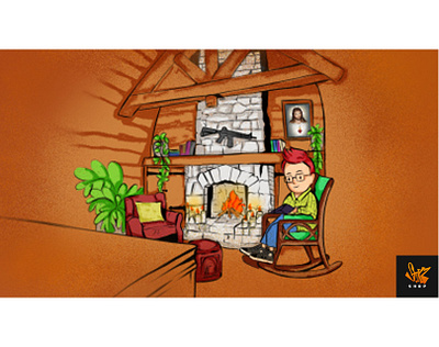 Wood Cabin Pixel background cabin illustration pixel pixelart pixels streamer twitch wood