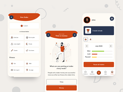 Stake Something - Mobile App Design agency beautiful branding design design agency design art illustration mobile app mobile app design ui ux uxui