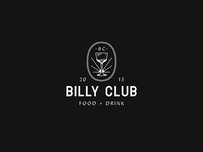 Billy Club Rebrand bar branding buffalo ny cocktail logo restaurant restaurant branding stronghold studio
