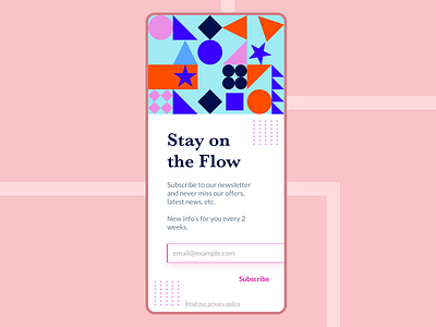 26 :: Subscribe dailyui dailyui 026 mobile newsletter subscribe ui