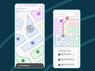 29 :: Map convention dailyui dailyui 029 itinerary map mobile ui