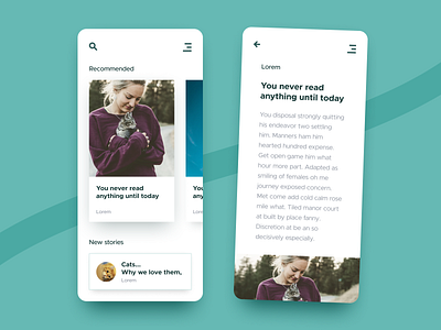 35 :: Blog Post blog post dailyui dailyui 035 mobile ui