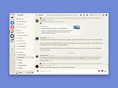 Discord x Clubhouse app clubhouse css discord light theme screenshot sepia styling theme theme design themes ui