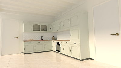 Kitchen visualisation 3d art blender kitchen visualization