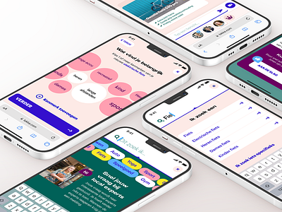 Lokka UI snapshots app branding colourful mobile retail shop ui ux webapp