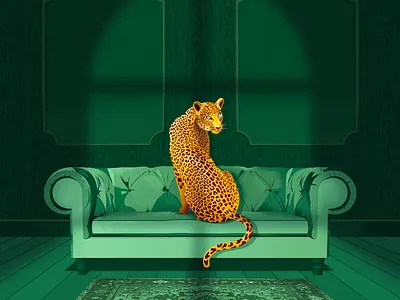 Two minutes to midnight carpet drawing illustration illustrator leopard pattern tiger