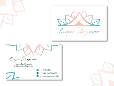 Business card business card business card design cosmetic logo cosmetics product design elottadesign flow graphic design