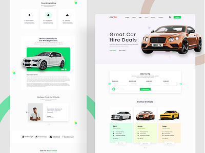 Car Rental Web car rental car rental web car ui car web design car web ui car website clean design rent a car rent car rental car rental car web rental website ui web website