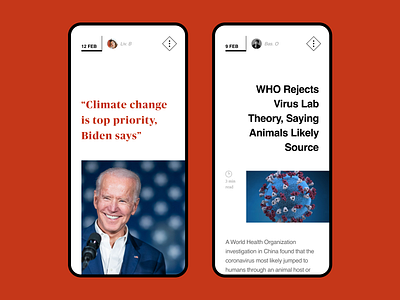 94 :: News dailyui dailyui 094 mobile news ui