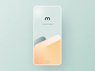 93 :: Splash Screen dailyui dailyui 093 delightful mobile relaxing smooth splash screen ui