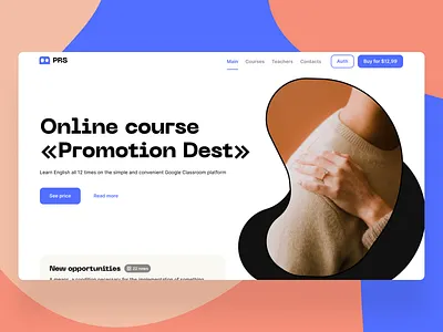 Panini UI Kit design hero page interface kit ui web