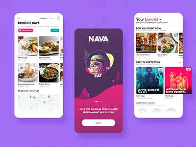 NAVA - City Discovery App - (Live Startup) app city design discovery explore figma henderson hokh kurt london nava ui ux