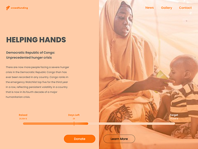 Day32 CrowdFundingCampaign design typography ui