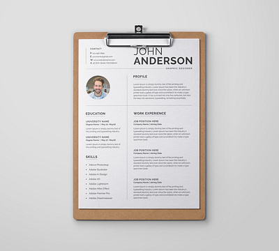 Resume clean resume cover letter creative resume cv minimal resume modern resume portfolio professional resume resume resume design resume word