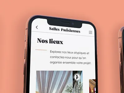 Responsive Event Website booking branding design event explore iphonex natural language paris places professional event responsive rotato simple animation