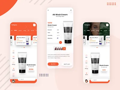 Ecommerce App Design app design ecommerce app design mockups mockups design ui ux design wireframes wireframes design
