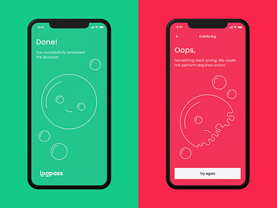 Logpass - having all your passwords safe in one place animation app app design application application design branding design illustration iteo logo software software design typography ui ux vector