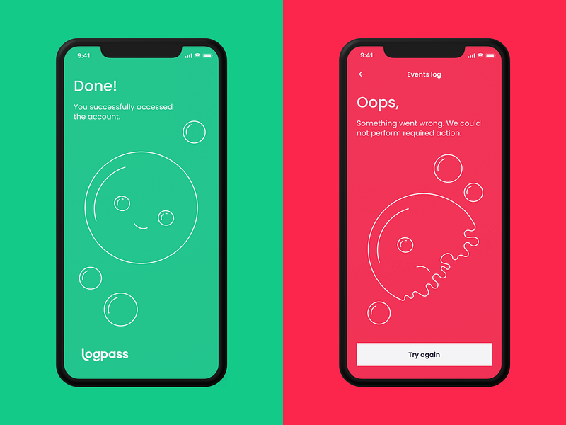 Logpass - having all your passwords safe in one place animation app app design application application design branding design illustration iteo logo software software design typography ui ux vector