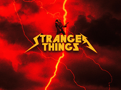 Stranger Things 80s master of puppets metallica netflix poster poster design posters retro stranger things