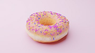 Blender Donut 3d art blender 3d donut