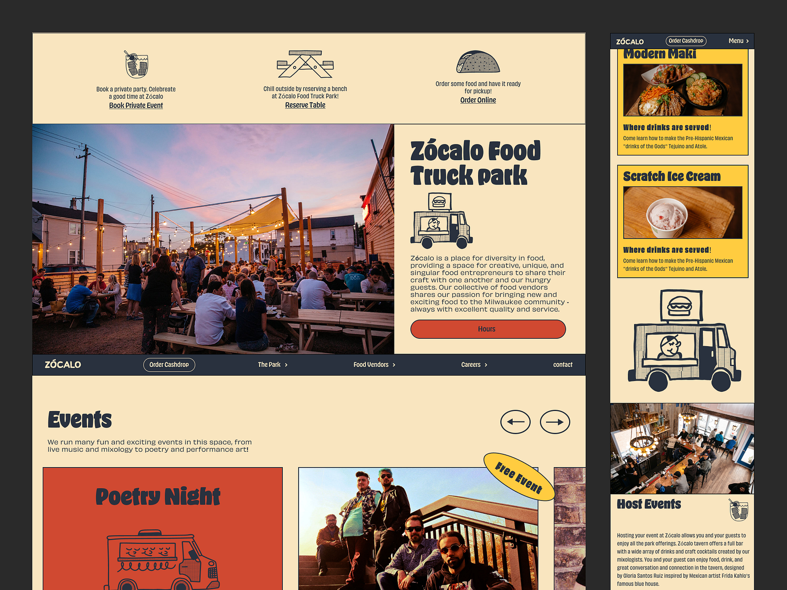 Zócalo Web Design by It's Chris! on Dribbble