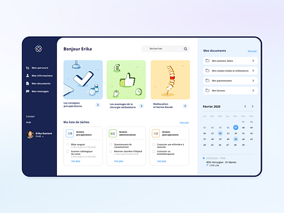 patient dashboard dashboard health illustration patient ui uiux