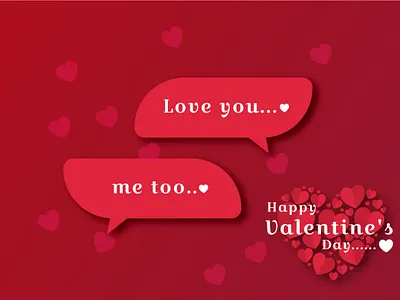chat with Happy Valentine s Day branding design happy holidays illustration love chat love day ui valentine valentines valentines day
