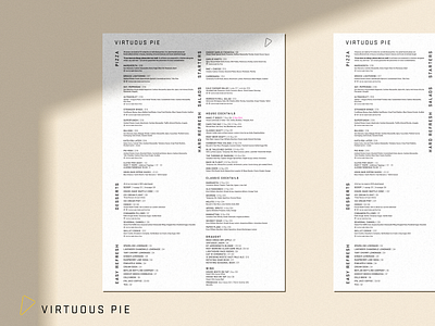 Restaurant Minimal Menu Design food graphic design menu minimal print