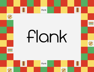 Flank Restaurant Branding adobe illustrator adobe photoshop branding concept design design illustration logo pattern typography