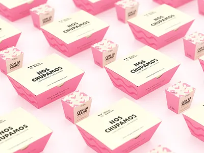 Wings&Bacon Packaging branding cgi food identity logo logotype package design packaging pig pink