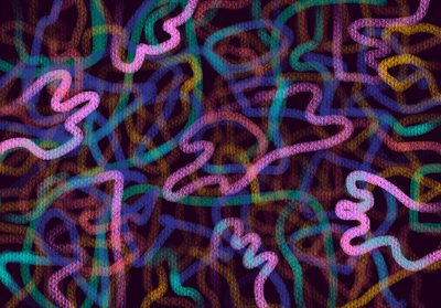 Daily pattern #3 chaos digital art illustration pattern procreate traffic