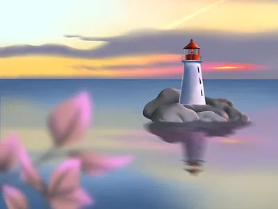 LightHouse ｜ Digital Art digital art illustration procreate