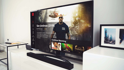 TV App | UI Design adobe xd box office figma hollywood movies streaming tv tv app ui ux design