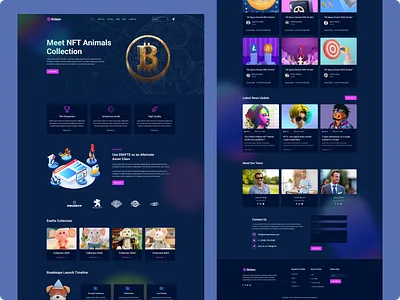 BinZen NFT web template bitcoin crypto eth nft