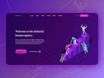 Digital agency website || website banner || modern website banner color creative minimal trendy website typography ui uiux uiuxdesigner ux ux design web web ui webdesign website website banner website concept website header