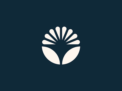 Magnolia brand identity brand mark branding dental flower geometric icon logo magnolia symbol