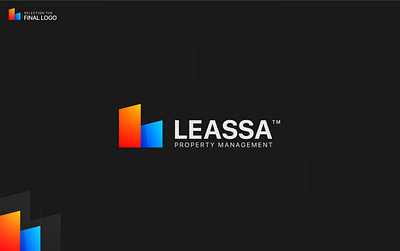 Leassa Gradient Logo Design branding business design ecommerce gradient logo icon icon design logo logo design ui