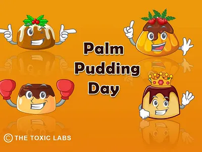 Plam pudding Day 😋 😍 design graphicdesign illustration photoshop poster design socialmedia ui ux vector