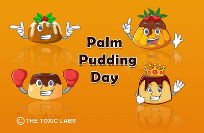 Plam pudding Day 😋 😍 design graphicdesign illustration photoshop poster design socialmedia ui ux vector