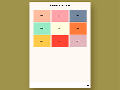 Expect I and You design flier illustration poster a day poster art poster design typography vector